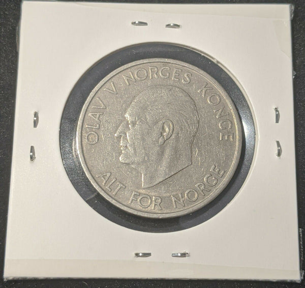 Norway 1963 5 Kroner KM# 412