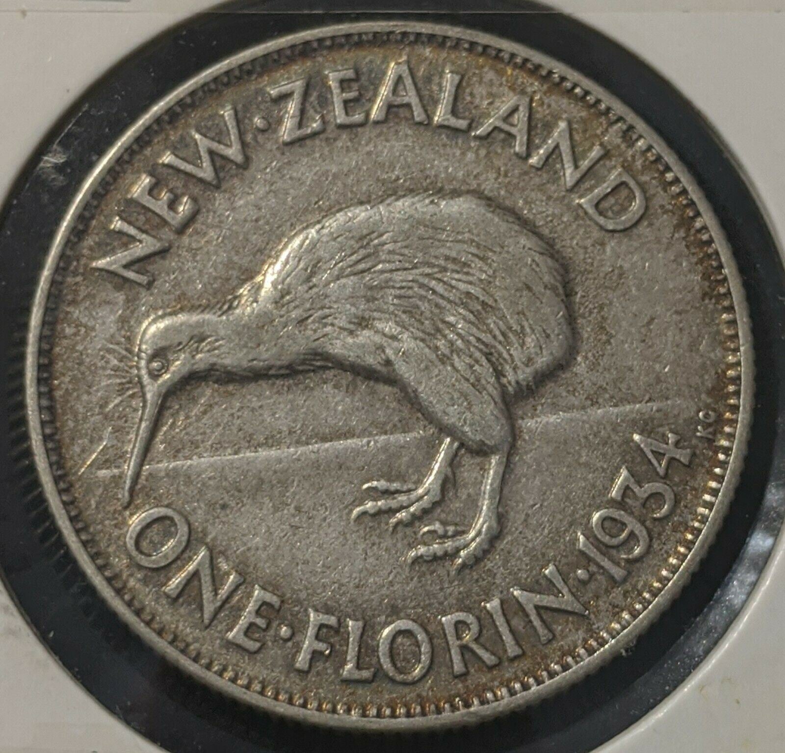 New Zealand 1934 Florin KM# 4