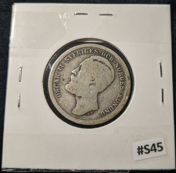 Sweden 1883 KRONA KM# 747