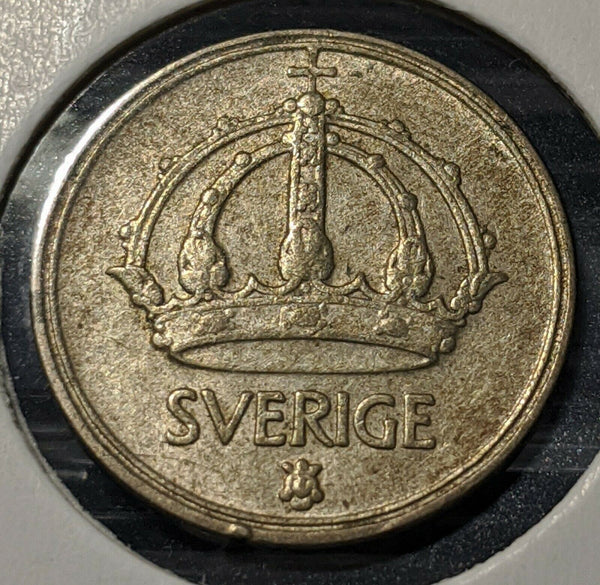 Sweden 1950 10 Ore silver KM# 813