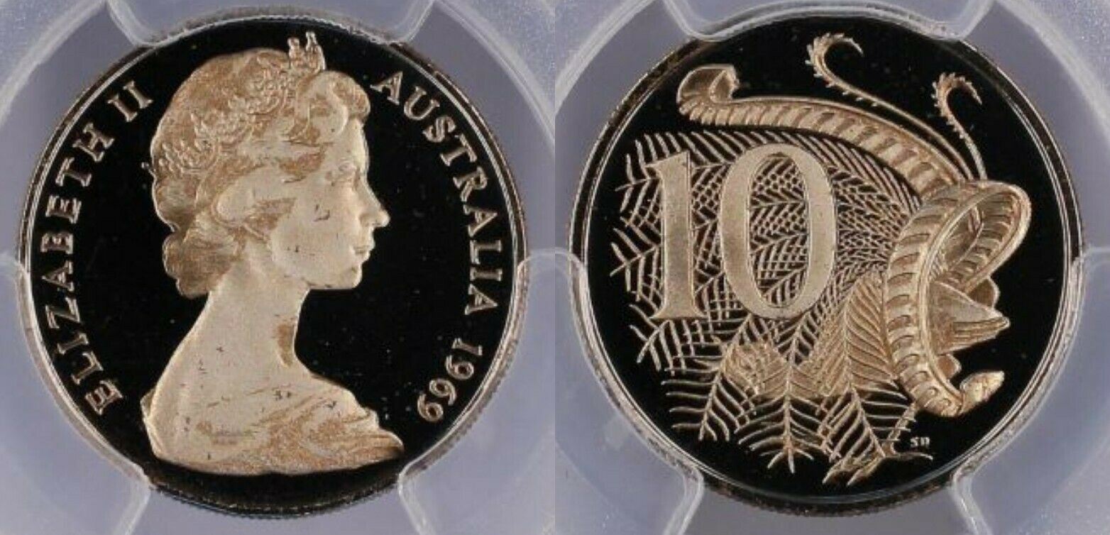 1969 Proof Ten Cent 10C PCGS PR67DCAM FDC UNC #1030