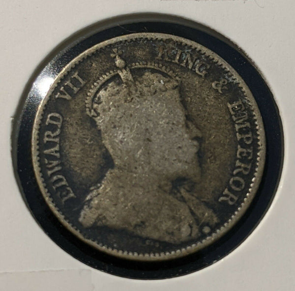 Straits Settlements 1902 10 Cent KM# 21