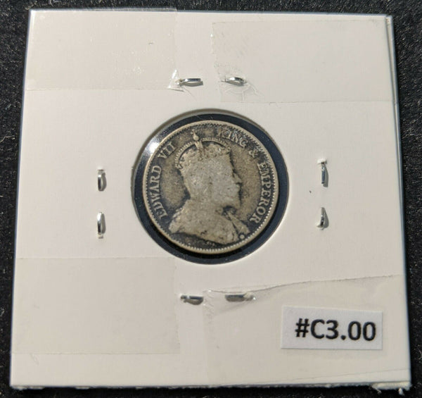 Straits Settlements 1902 10 Cent KM# 21