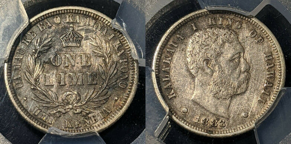 Hawaii 1883 Ten cent 10c PCGS Tooled-AU Detail #1187