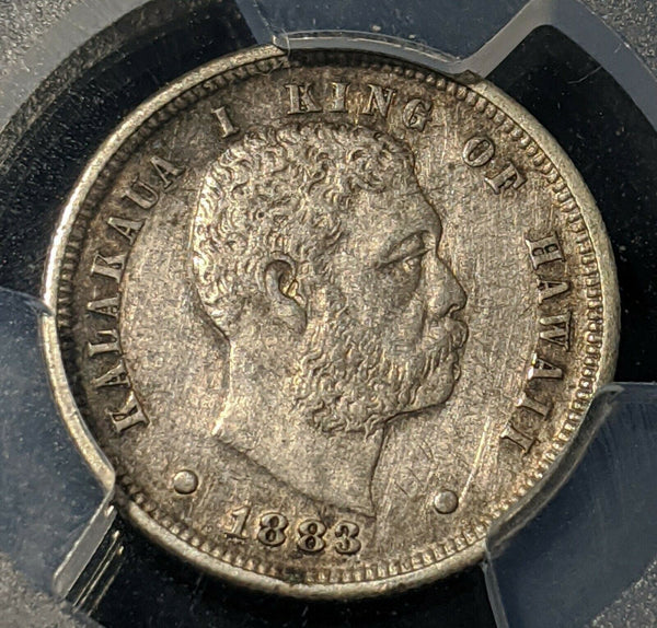 Hawaii 1883 Ten cent 10c PCGS Tooled-AU Detail #1187