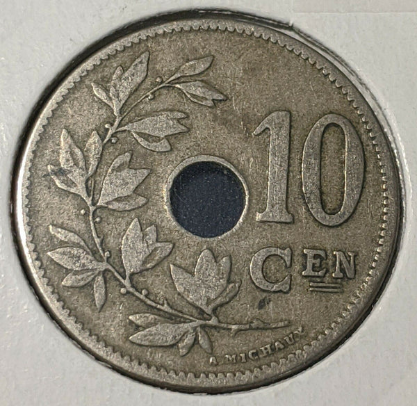 Belgium 1903 10 cent KM# 53