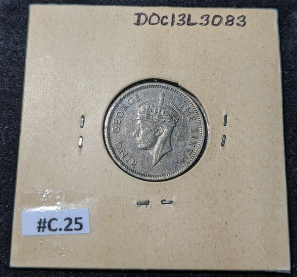 Malaya 1950 10 Cents KM# 8