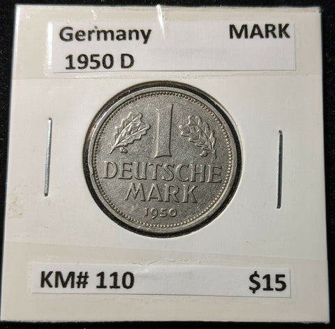 Germany 1950 D Mark KM# 110 #A274  8B