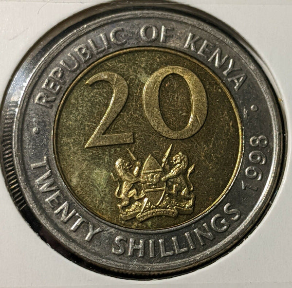 Kenya 1998 20 Shillings KM# 32	#20B