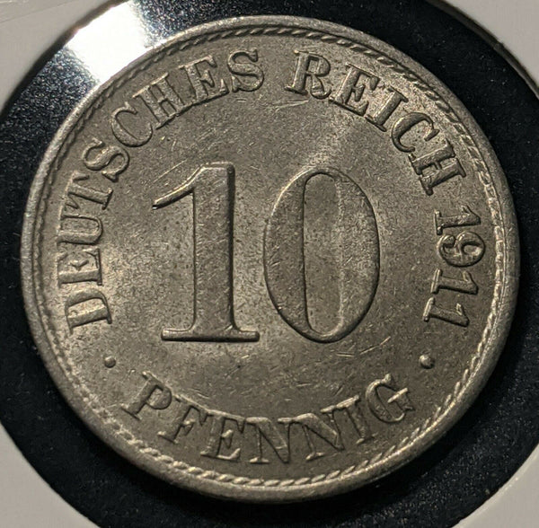 Germany 1911A 10 Pfenning KM# 12   8C