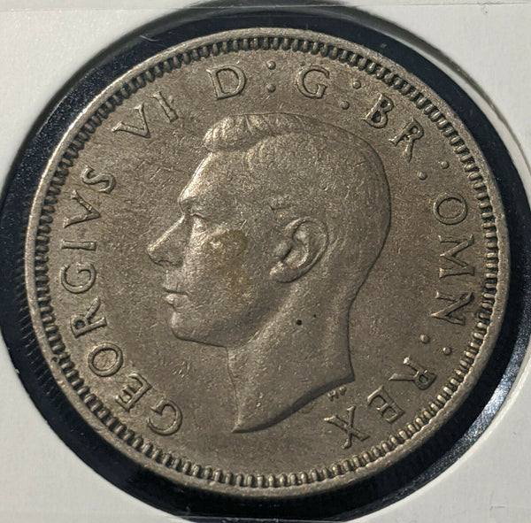 Great Britain 1950 Shilling KM# 876