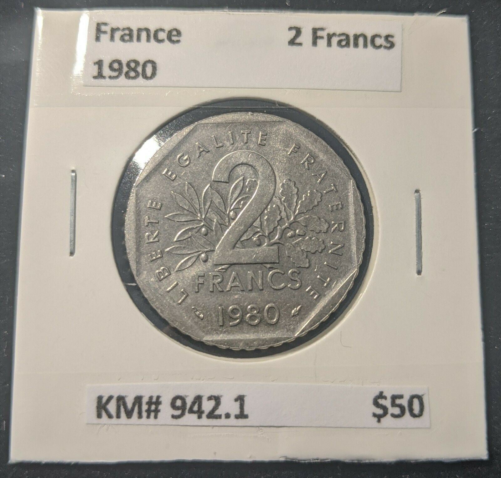 France 1980 2 Franc KM# 942.1