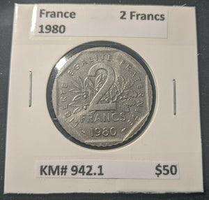 France 1980 2 Franc KM# 942.1