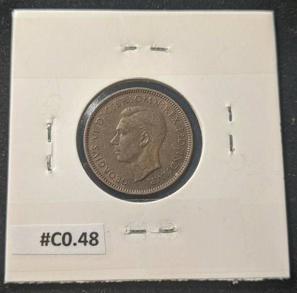 Great Britain 1945 Farthing 1/4d KM# 843