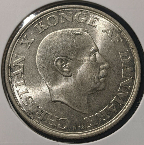 Denmark 1945 2 Kroner KM# 836