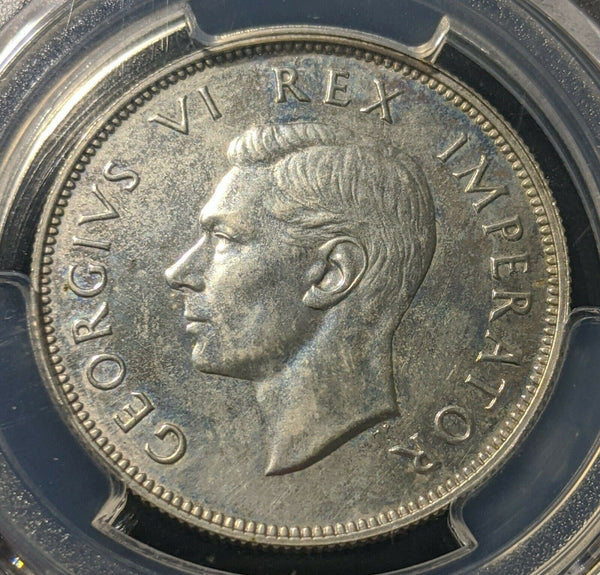 South Africa 1947 2 1/2 Shillings Proof PCGS PR62 Unc KM#31 #1262