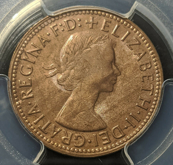 1964 (P) Austraila Half Penny 1/2d PCGS MS65 RD #1307
