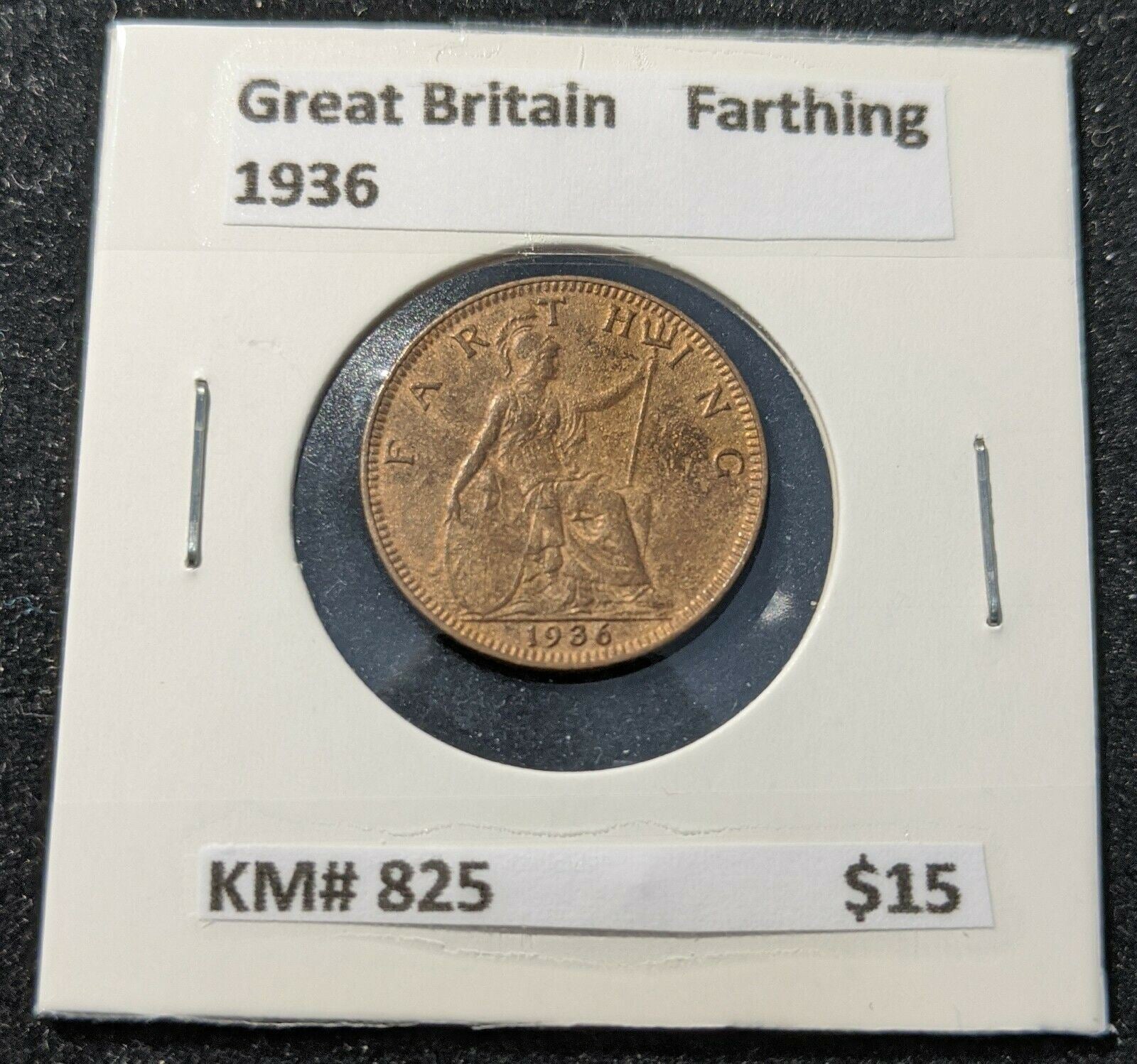 Great Britain 1936 Farthing 1/4d KM# 825