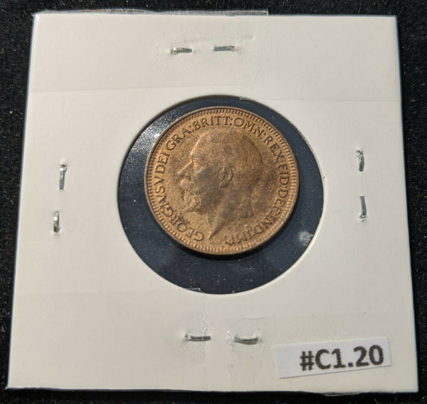 Great Britain 1936 Farthing 1/4d KM# 825