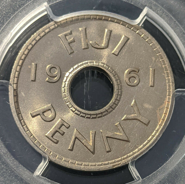 Fiji 1961 Penny 1D PCGS MS64 GEM UNC #1333