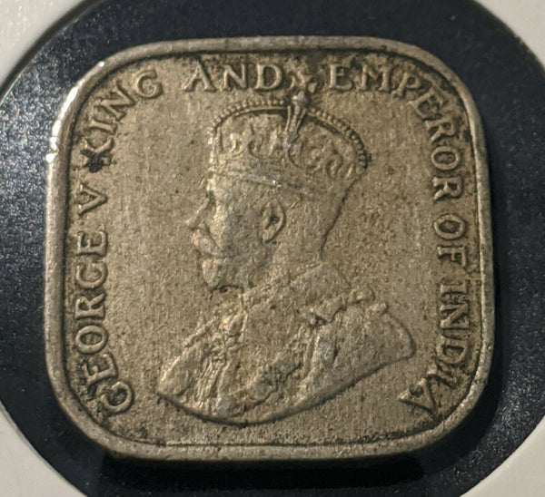 Ceylon 1920 Five Cent 5C KM# 108