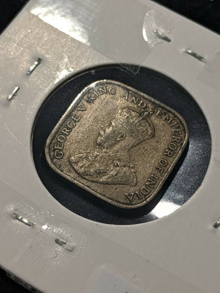 Ceylon 1920 Five Cent 5C KM# 108