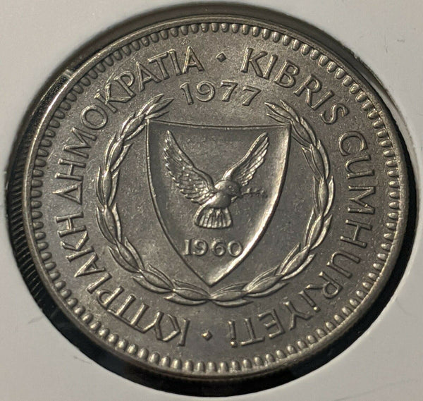 Cyprus 1977 50 Mils KM# 41