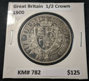 Great Britain 1900 Half Crown KM# 782