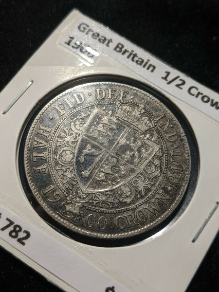 Great Britain 1900 Half Crown KM# 782