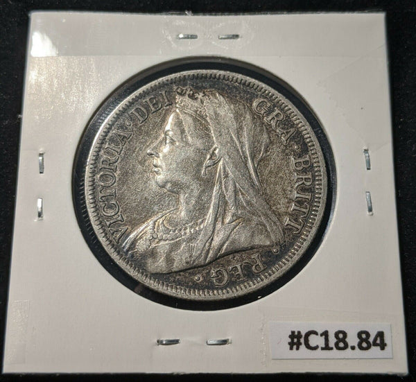 Great Britain 1900 Half Crown KM# 782
