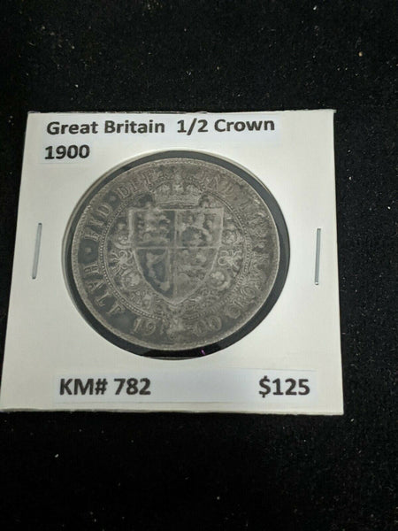 Great Britain 1900 Half Crown KM# 782