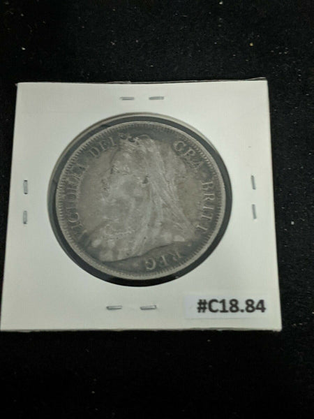 Great Britain 1900 Half Crown KM# 782