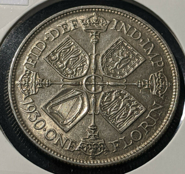 Great Britain 1930 Florin KM# 834