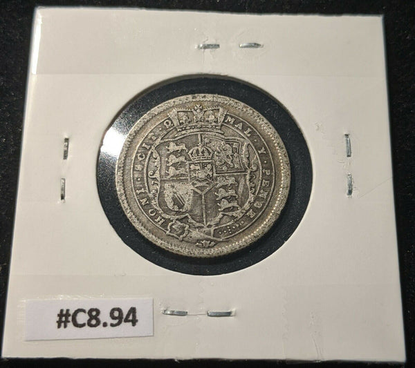 Great Britain 1816 Shilling KM# 666