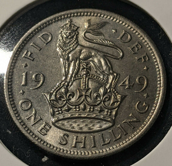 Great Britain 1949 Shilling KM# 876