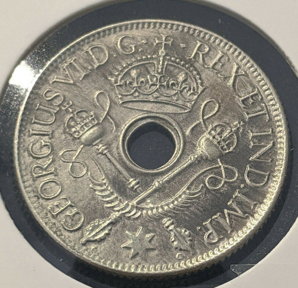 New Guinea 1938 Shilling KM# 8