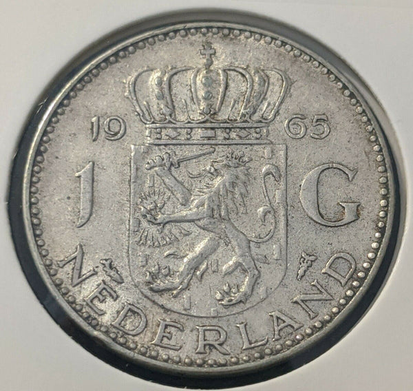Netherlands 1965 GULDEN KM# 184