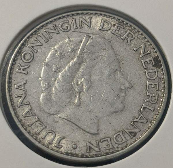 Netherlands 1965 GULDEN KM# 184