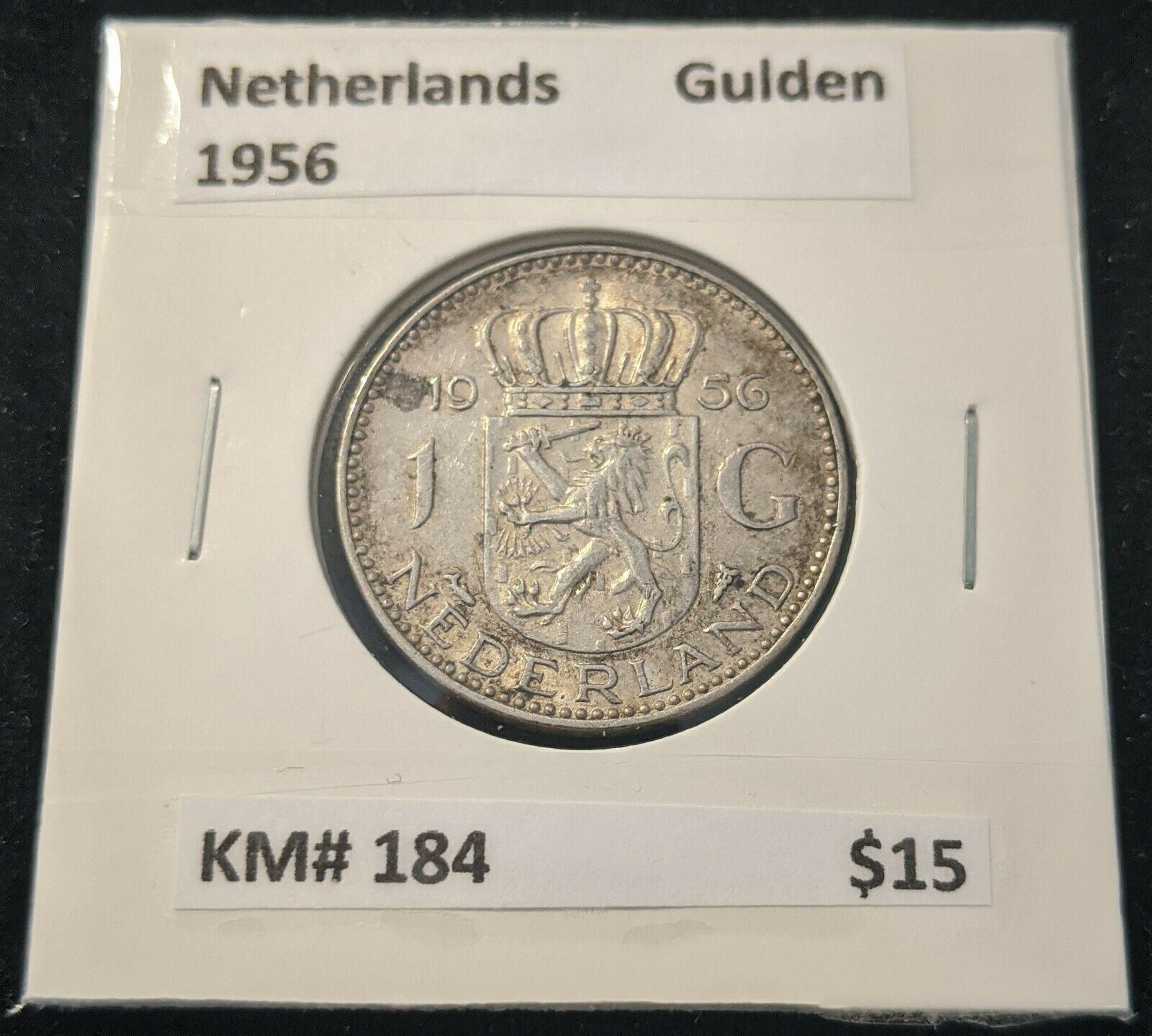 Netherlands 1956 GULDEN KM# 184