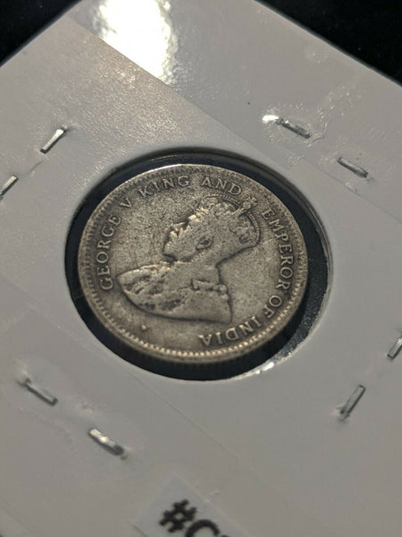 Ceylon 1913 25 cents KM# 105