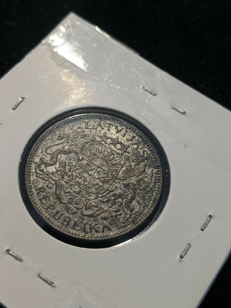 Latvia 1924 1 Lats KM#7  #15B