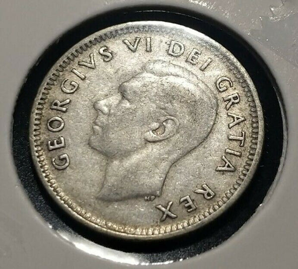 Canada 1951 10 Cent  KM# 43 #414   9B