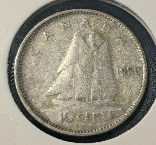 Canada 1950 10 Cent  KM# 43 #421   9B