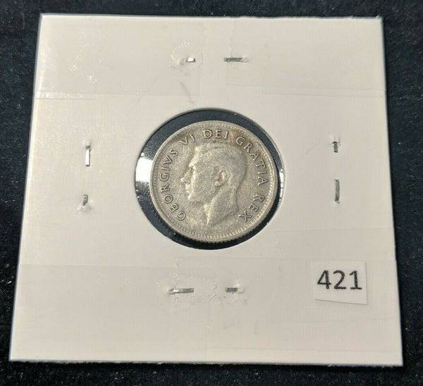 Canada 1950 10 Cent  KM# 43 #421   9B