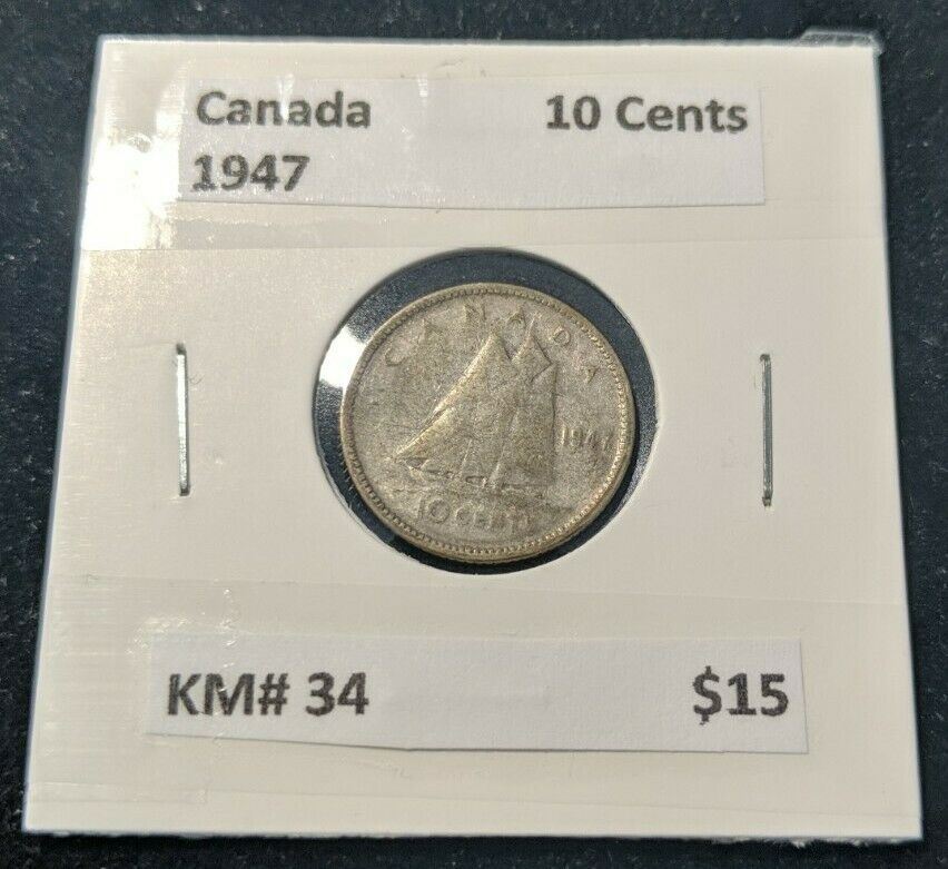 Canada 1947 10 Cent  KM# 34 #427   9B