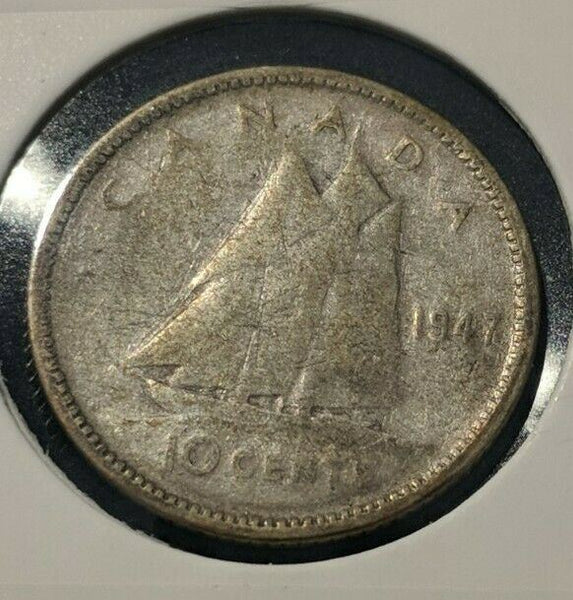 Canada 1947 10 Cent  KM# 34 #427   9B