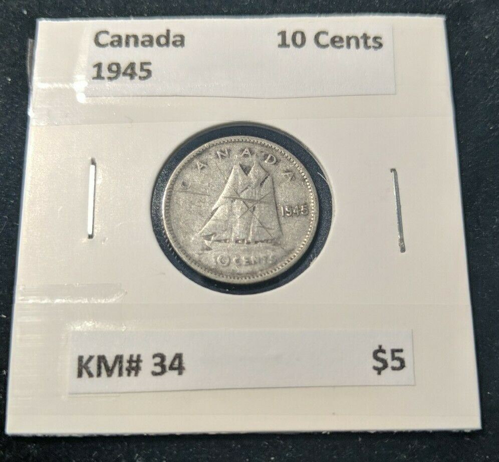 Canada 1945 10 Cent  KM# 34 #415     9C