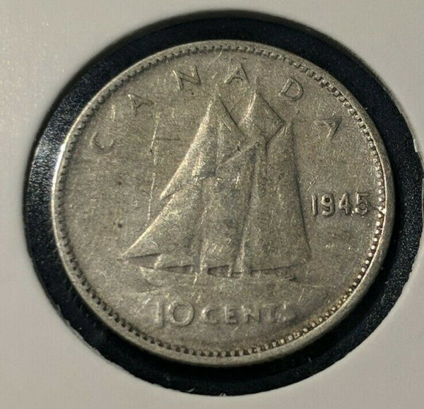 Canada 1945 10 Cent  KM# 34 #417  9B
