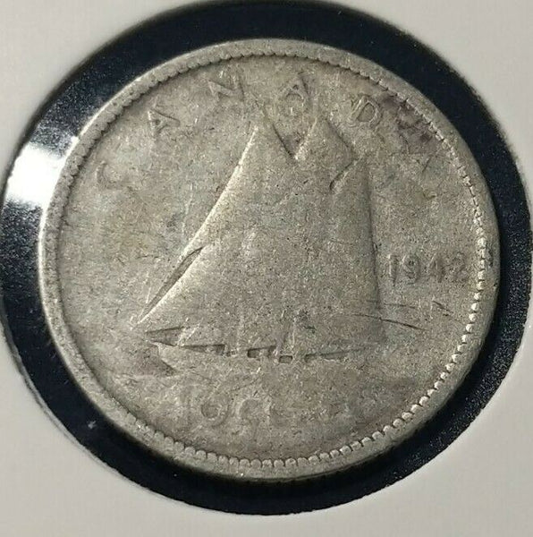 Canada 1942 10 Cent  KM# 34 #355   9B