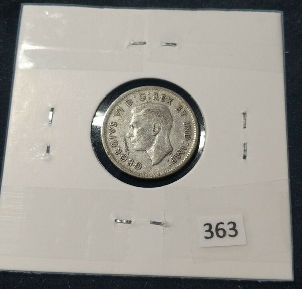 Canada 1942 10 Cent  KM# 34 #363    9B